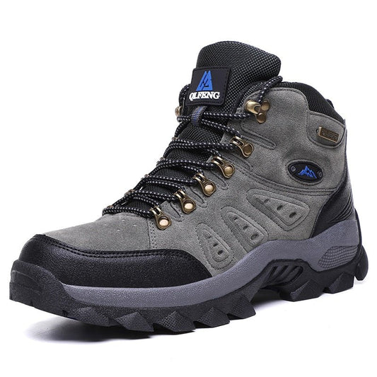 Men's Waterproof Boots For Work, Montana Mountains Men's Hiking Boots Grey, Comfortable Steel Toe Boots For Men
