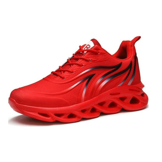 Men's Orthopedic Shoes, Neuropathy Relief Cushion Trainer's Red Shoes For Men