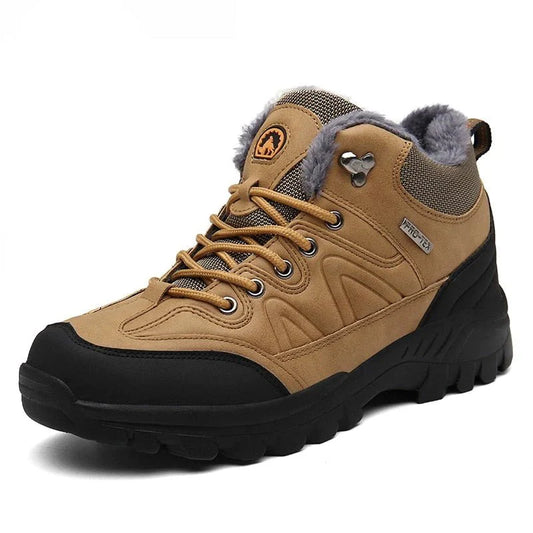 Men's Waterproof Boots For Work, Yosemite Trail Men's Hiking Boots Khaki, Comfortable Steel Toe Boots For Men
