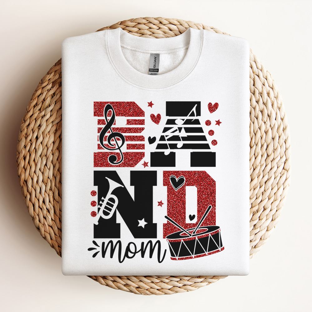 Band Mom Sweatshirt, Mother's Day Sweatshirt, Mama Sweatshirt, Gift For Mom