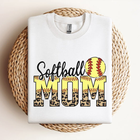 Softball Mom  Sport Sweatshirt, Mother's Day Sweatshirt, Mama Sweatshirt, Mother Gift