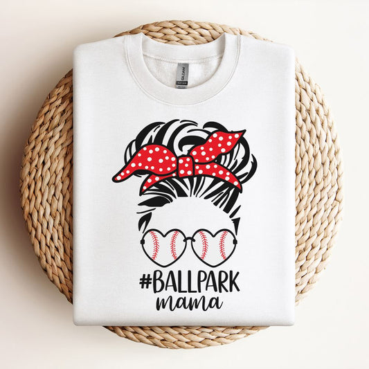 Ballpark Mama Sweatshirt, Mother's Day Sweatshirt, Mama Sweatshirt, Mother Gift