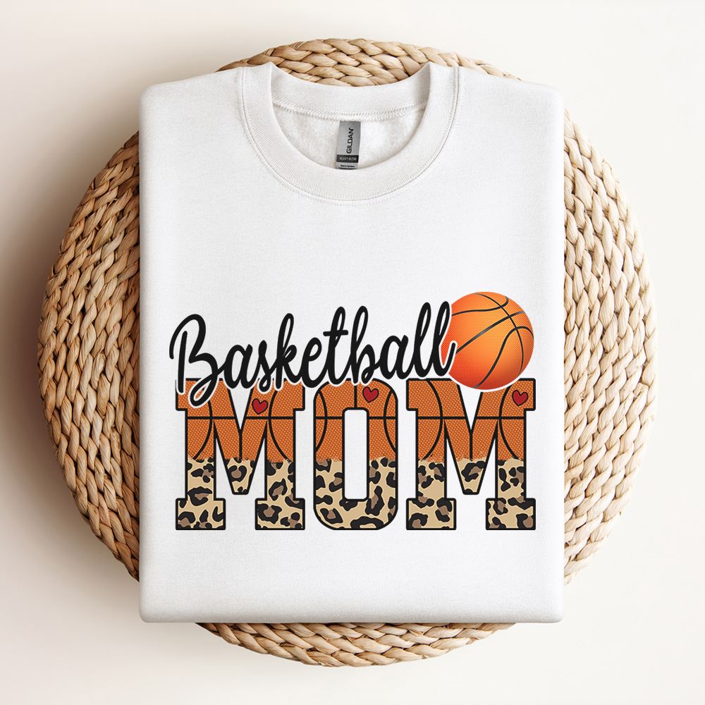 Basketball Mom  Sport Sweatshirt, Mother's Day Sweatshirt, Mama Sweatshirt, Mother Gift