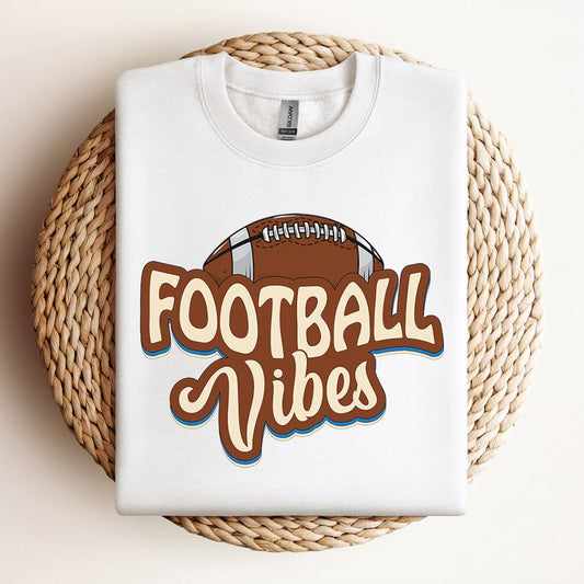 Football Vibes Sweatshirt, Mother's Day Sweatshirt, Mama Sweatshirt, Mother Gift