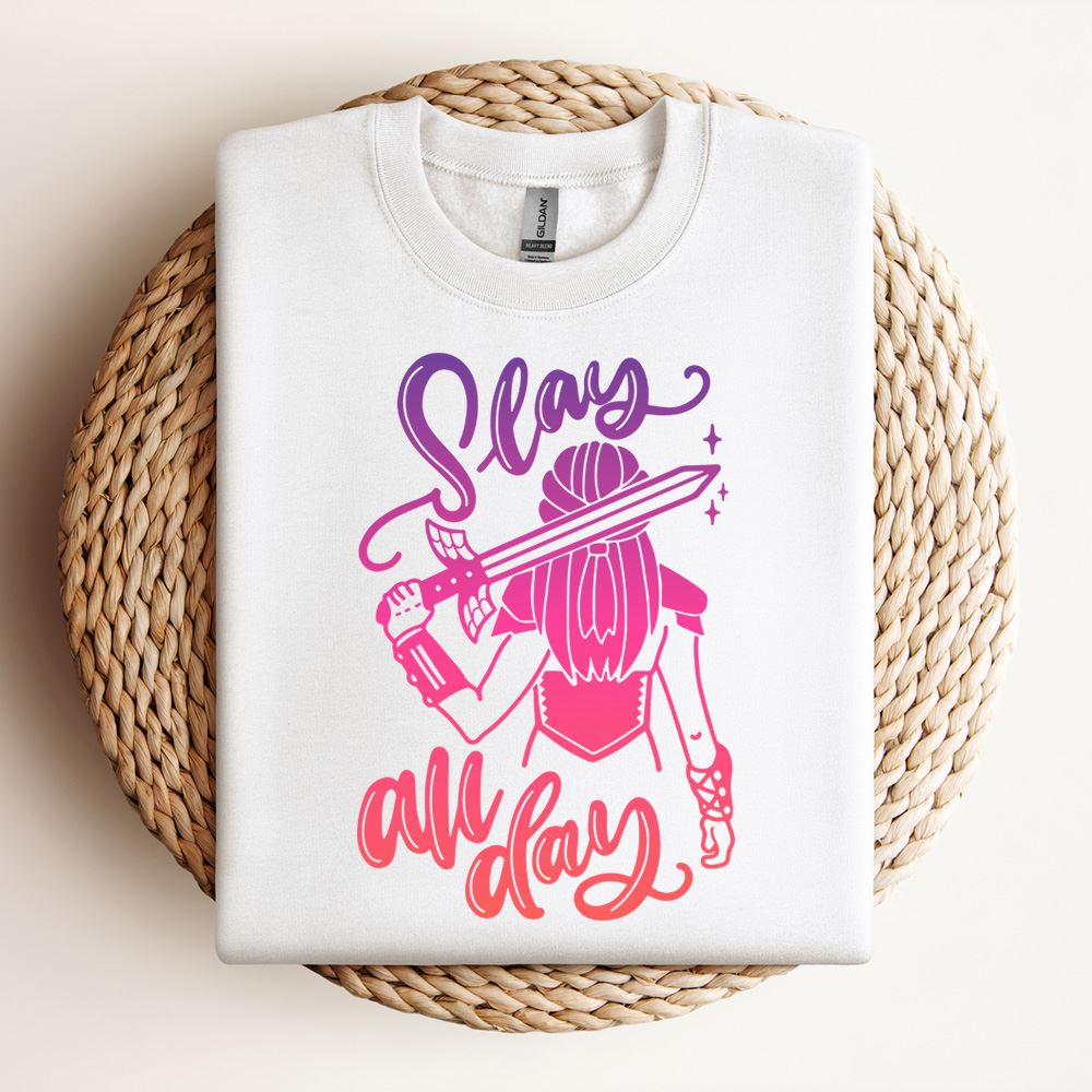 Slay All Day Sweatshirt, Mother's Day Sweatshirt, Mama Sweatshirt, Mother Gift