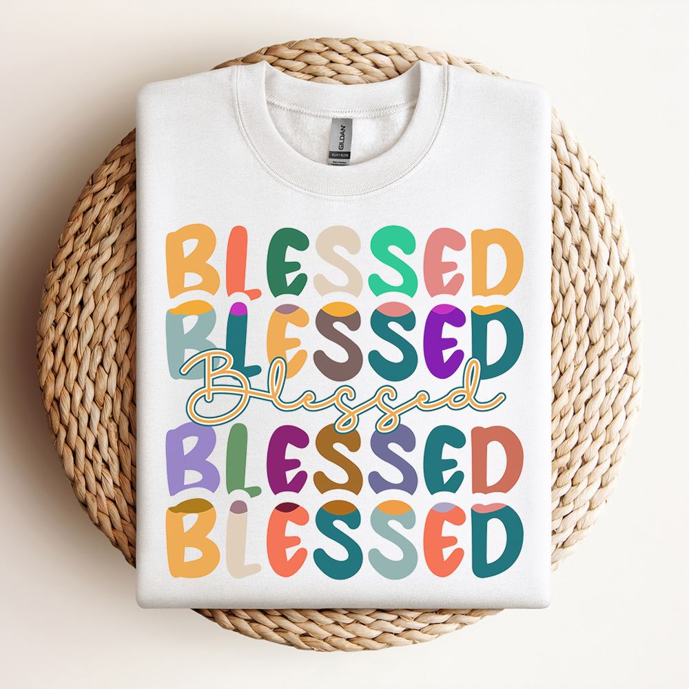 Blessed Faith Religion Sweatshirt, Mother's Day Sweatshirt, Mama Sweatshirt, Mother Gift