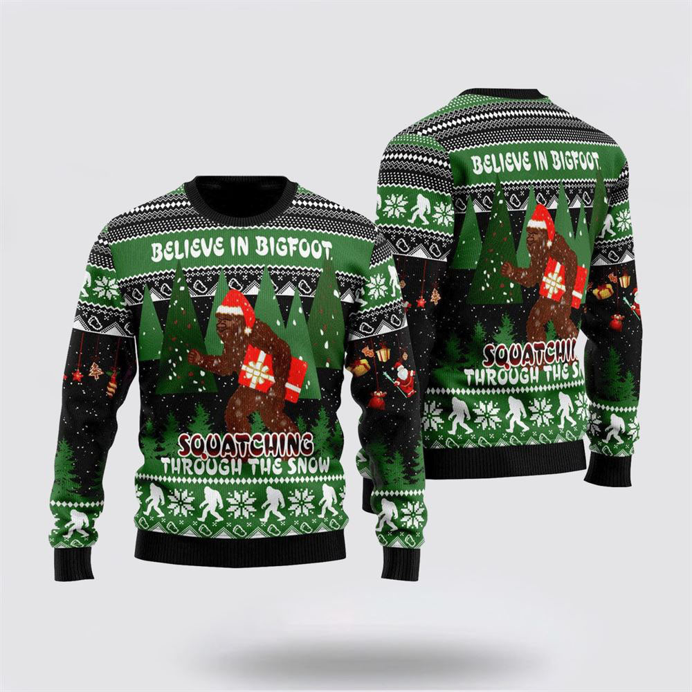 Bevieve In Bigfoot Ugly Christmas Sweater, Ugly Sweater For Men And Women, Christmas Gift, Christmas Fashion