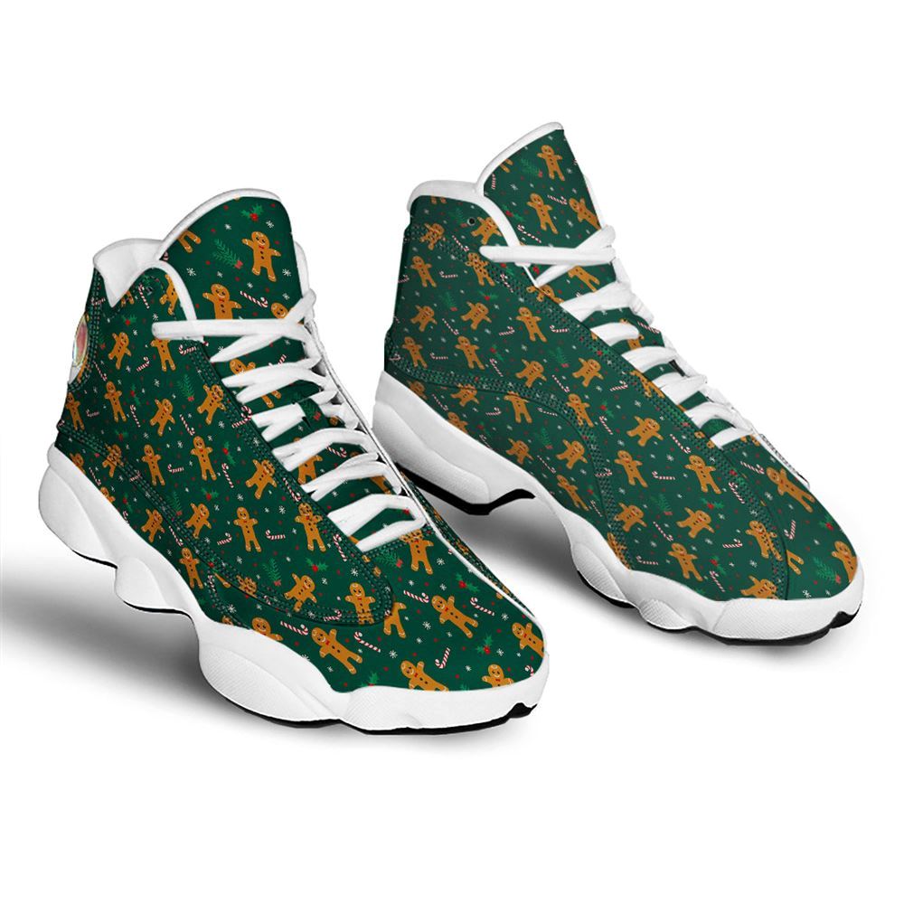 Candy And Christmas Cookie Print Pattern Jd13 Shoes For Men & Women, Christmas Basketball Shoes, Gift Christmas Shoes, Winter Fashion Shoes