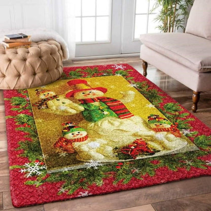 Charming Winter Whimsy With Christmas Limited Edition Rug, Christmas Rug, Christmas Living Room Decor Rug, Christmas Floot Mat