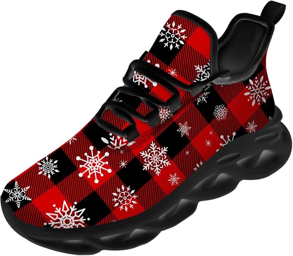 Christmas Snowflakes Max Soul Shoes For Men & Women, Best Running Shoes, Christmas Shoes Gift, Winter Sneakers
