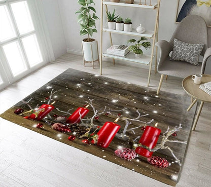 Cozy Cabin Comfort With Christmas Limited Edition Rug, Christmas Rug, Christmas Living Room Decor Rug, Christmas Floot Mat