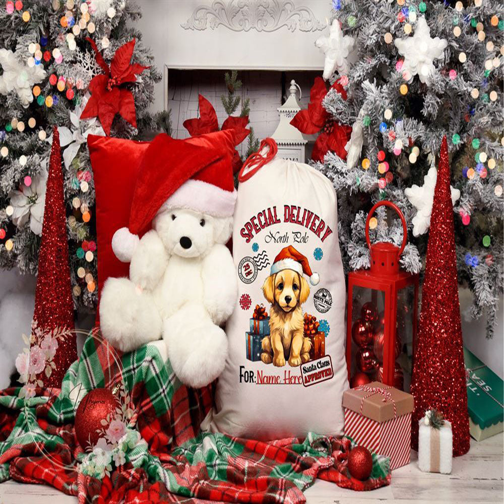 Cute Dog Christmas Sack, Christmas Bag Gift, Christmas Tree Decoration Ideas, Christmas Gift 2023