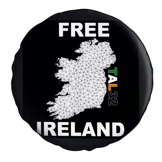 Free Ireland Car Tire Cover, St Patrick's Day Car Tire Cover, Shamrock Spare Tire Cover Wrangler