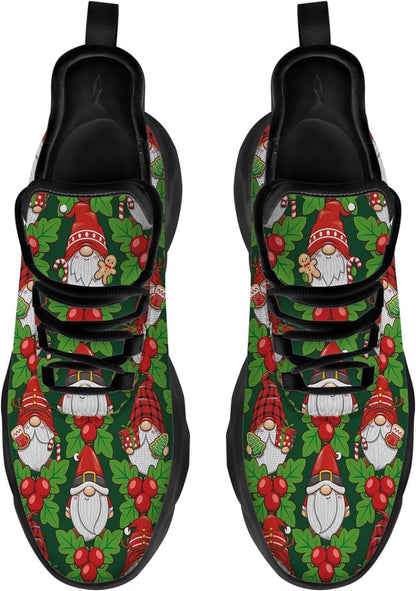 Gnome Christmas Max Soul Shoes For Men & Women, Best Running Shoes, Christmas Shoes Gift, Winter Sneakers