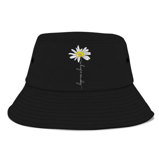 Happiness Is Being An Oma Daisy Mothers Day Gifts Bucket Hat, Mother's Day Bucket Hat, Sun Protection Hat For Women And Men