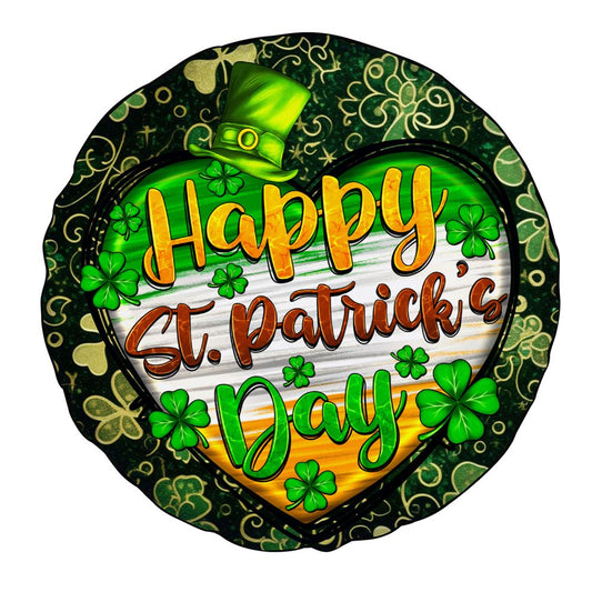 Happy Saint Patrick's Day Car Tire Covers, St Patrick's Day Car Tire Cover, Shamrock Spare Tire Cover Wrangler