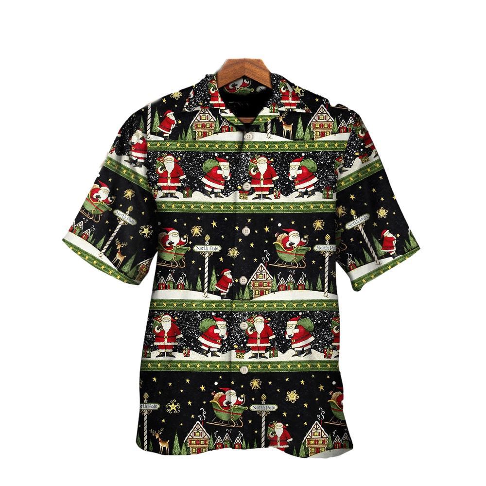 Hawaiian Christmas shirt, Christmas Santa Claus Big Night Hawaiian Shirt, Christmas Gift, Hawaiian Aloha Shirt