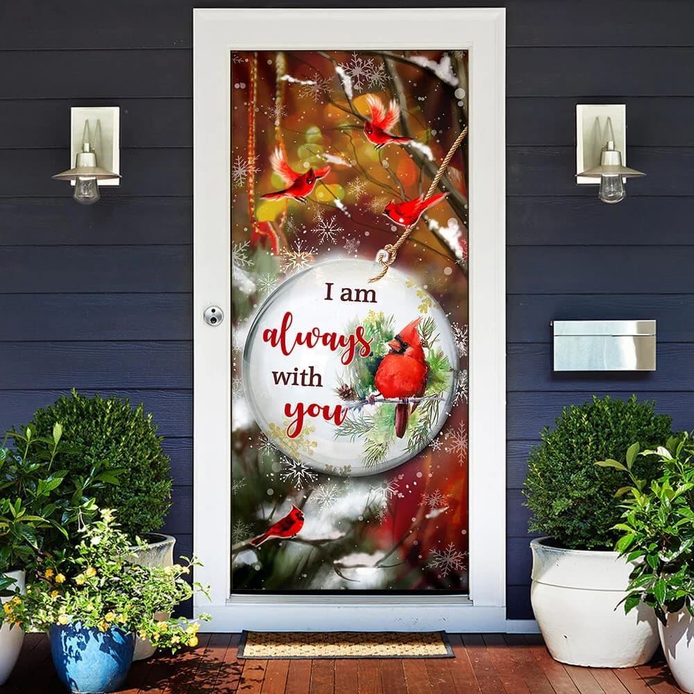 I'm Always With You Door Cover, Xmas Door Covers, Christmas Gift, Christmas Door Coverings