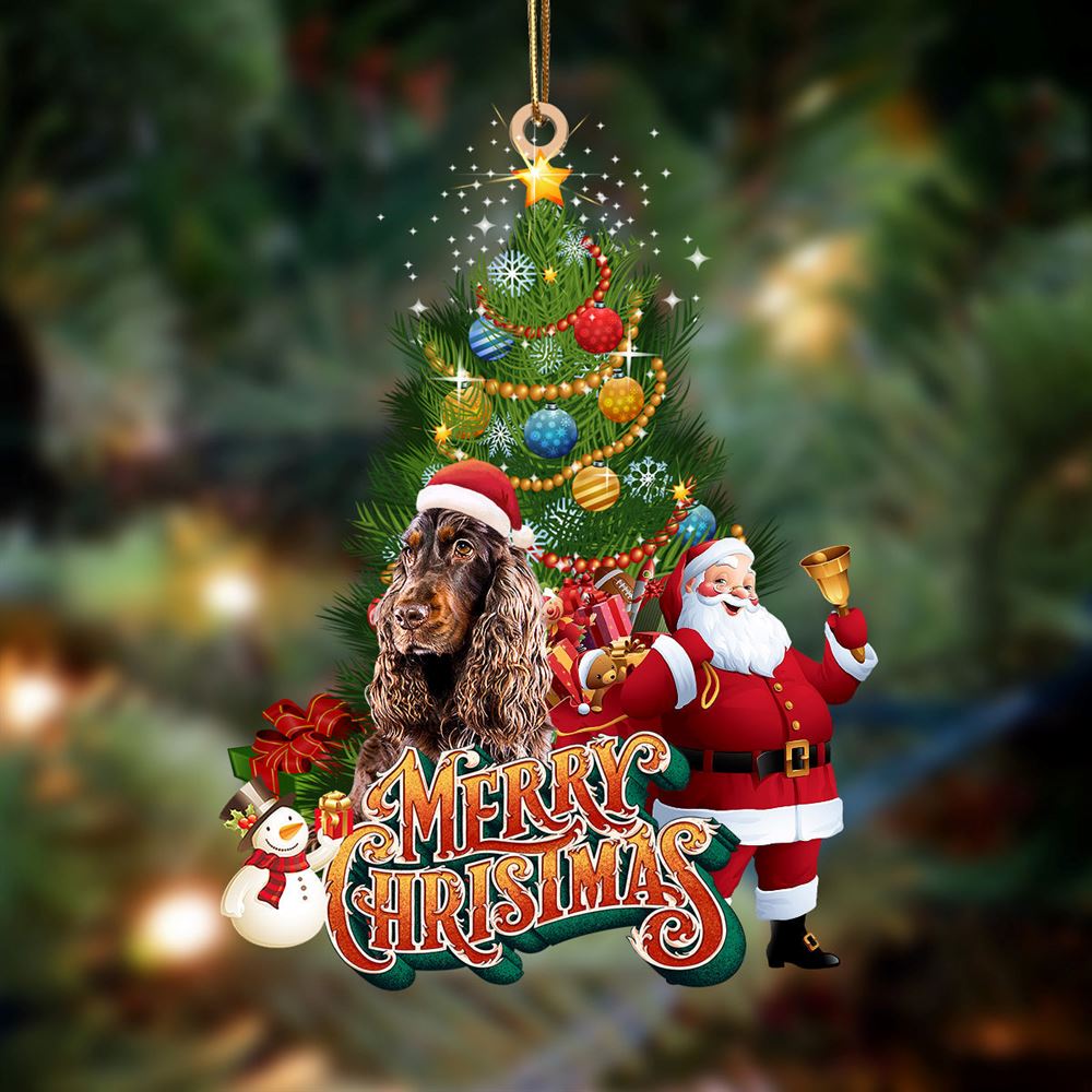 Irish Setter Christmas Tree&Dog Hanging Ornament, Christmas Tree Decoration, Car Ornament Accessories, Christmas Ornaments 2023
