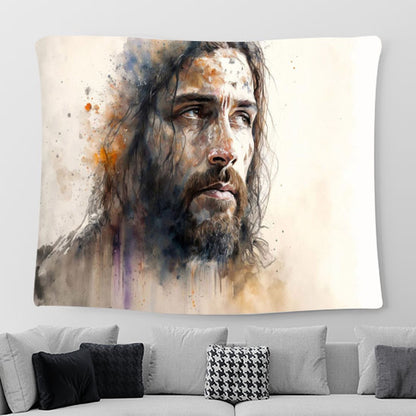 Jesus Christ Pictures Tapestry Pictures - Faith Art - Christian Tapestry Wall Art Decor