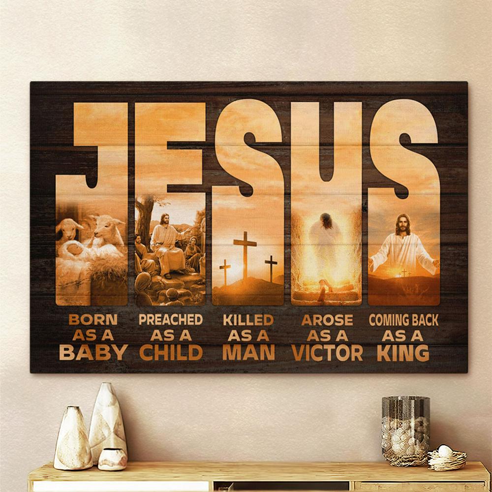 Jesus Coming Back As A King Large Canvas - Christian Canvas Prints - Religious Canvas Art