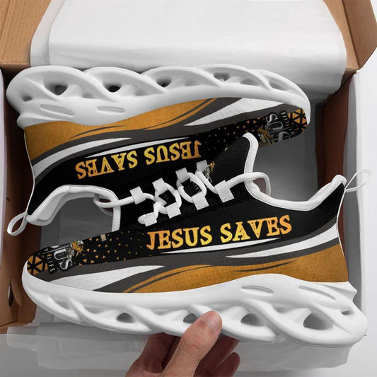 Jesus Saves Running Sneakers Max Soul Shoes, Christian Soul Shoes, Jesus Running Shoes, Fashion Shoes
