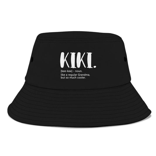 Kikis For Women Mothers Day Idea For Grandma Kiki Bucket Hat, Mother's Day Bucket Hat, Sun Protection Hat For Women And Men