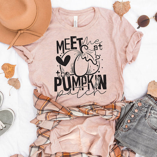 Meet me at the Pumpkin Patch - heath Funny Tshirt - Gifts For Your Best Friende