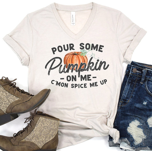 Pour Some Pumpk Funny Tshirt - Gifts For Your Best Friendi