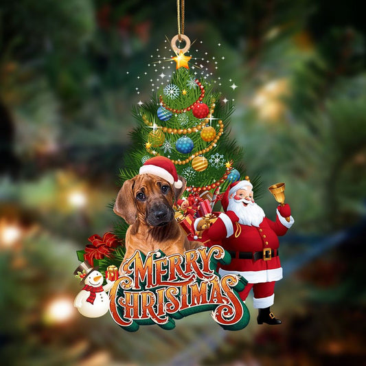 Rhodesian Ridgeback Christmas Tree&Dog Hanging Ornament, Christmas Tree Decoration, Car Ornament Accessories, Christmas Ornaments 2023