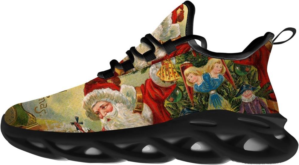 Santa Claus And The Children Merry Christmas Max Soul Shoes For Men & Women, Best Running Shoes, Christmas Shoes Gift, Winter Sneakers