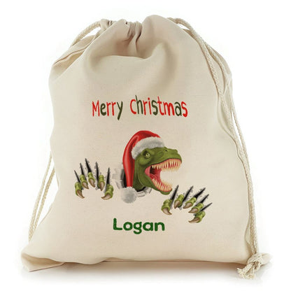 Santa Hat Tearing Dinosaur Christmas Sack, Christmas Bag Gift, Christmas Tree Decoration Ideas, Christmas Gift 2023
