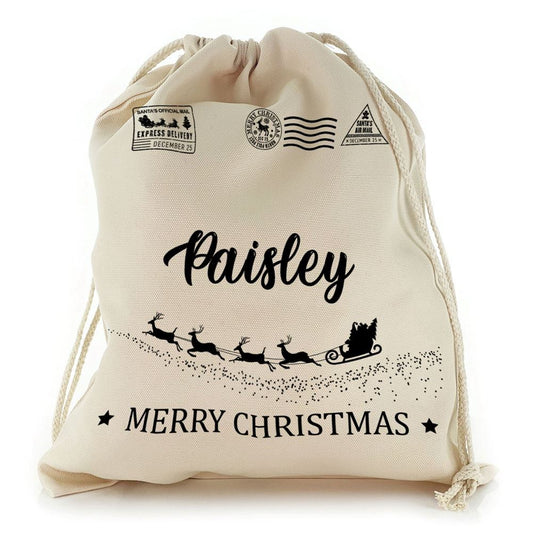 Santas Sleigh Christmas Sack, Christmas Bag Gift, Christmas Tree Decoration Ideas, Christmas Gift 2023