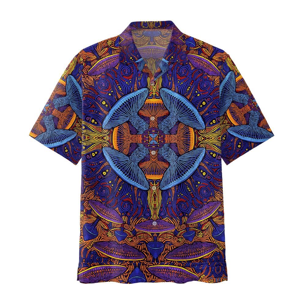 Spiritual Hippie Essential Trippy Gift Boho Vintage Hawaiian Shirt, Hippie Hawaiian Shirt, Hippie Shirt, Beach Shirt, Aloha Shirt