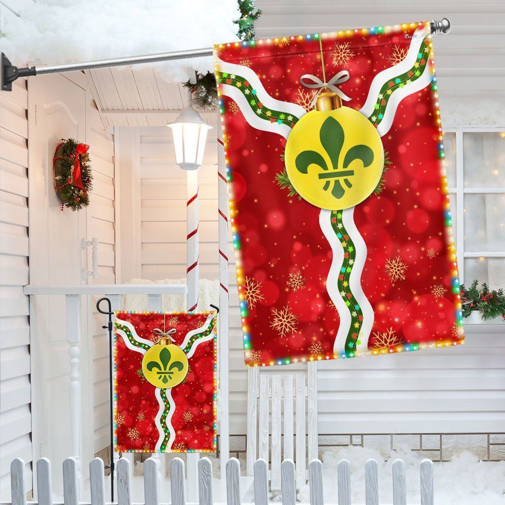 St. Louis Missouri State Christmas Flag, Christmas Gift, Christmas Garden Flags, Christmas Outdoor Flag