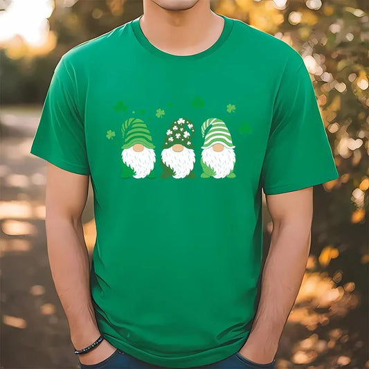 St Patricks Day Gift Cute Gnomes T-Shirt, St Patrick's Day T shirt, St Paddys Day T Shirt, Shamrock Tee