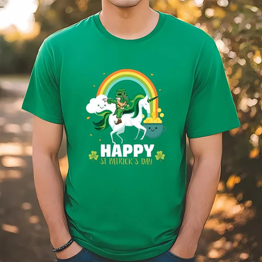 St Patricks Day Leprechaun Irish Unicorn Shirt, St Patrick's Day T shirt, St Paddys Day T Shirt, Shamrock Tee