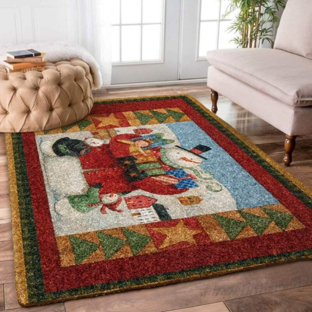 Starlit Serenity With Christmas Limited Edition Rug, Christmas Rug, Christmas Living Room Decor Rug, Christmas Floot Mat