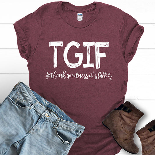 TGIF - Thank Goodness i Funny Tshirt - Gifts For Your Best Friendt