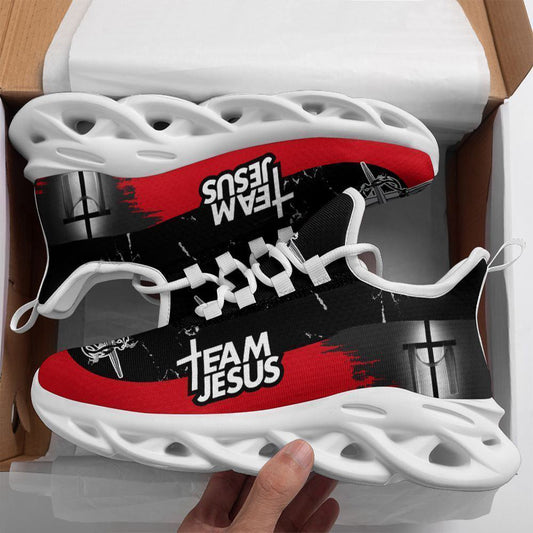 Team Jesus Running Sneakers Max Soul Shoes, Christian Soul Shoes, Jesus Running Shoes, Fashion Shoes