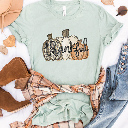 Thankful Pumpkins - heather du Funny Tshirt - Gifts For Your Best Friends