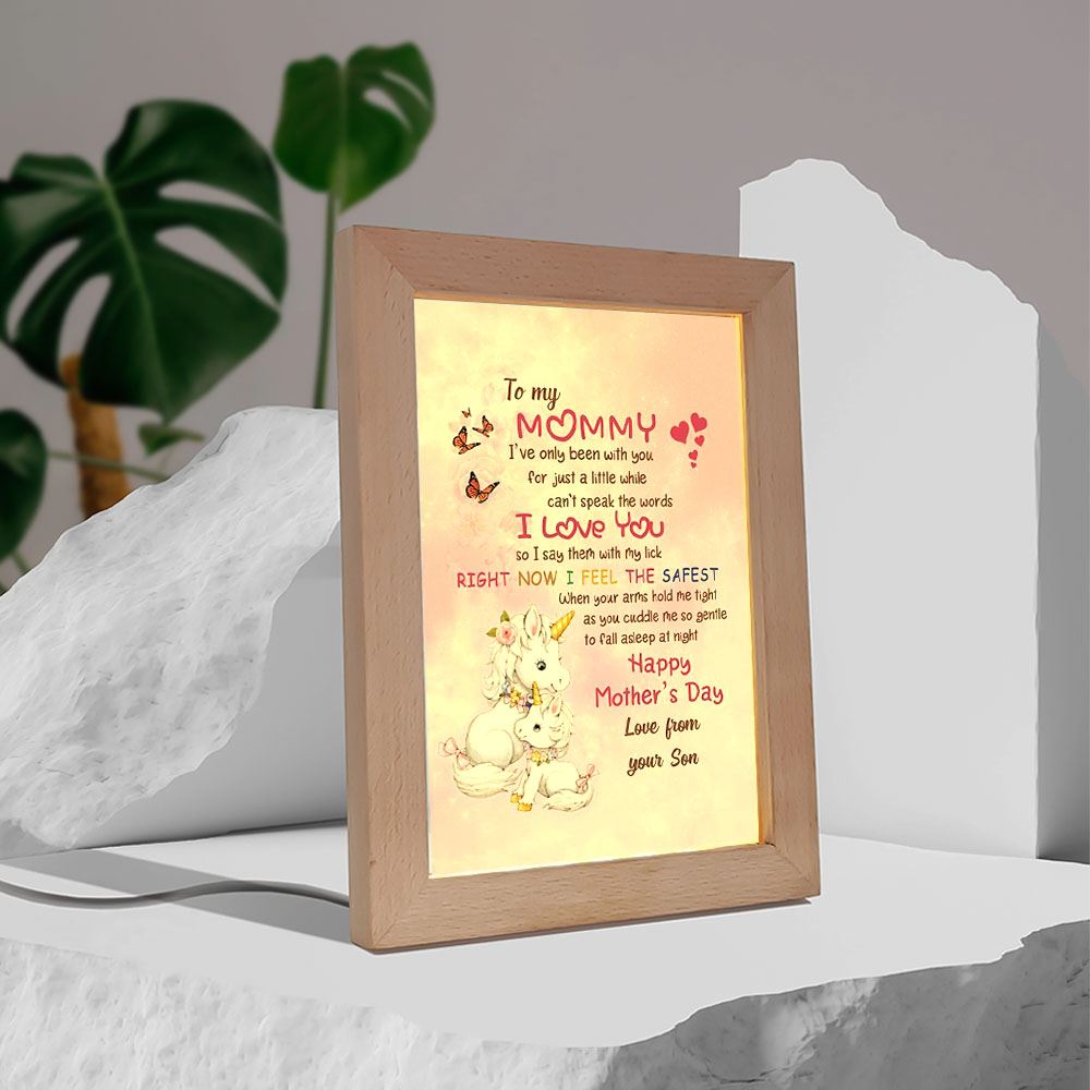 To My Mommy Happy Mother'S Day Frame Lamp, Mother's Day Frame Lamp, Led Lamp For Mom, Mother's Day Gift