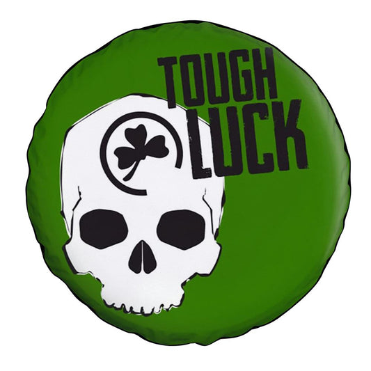 Tough Luck Car Tire Cover, St Patrick's Day Car Tire Cover, Shamrock Spare Tire Cover Wrangler