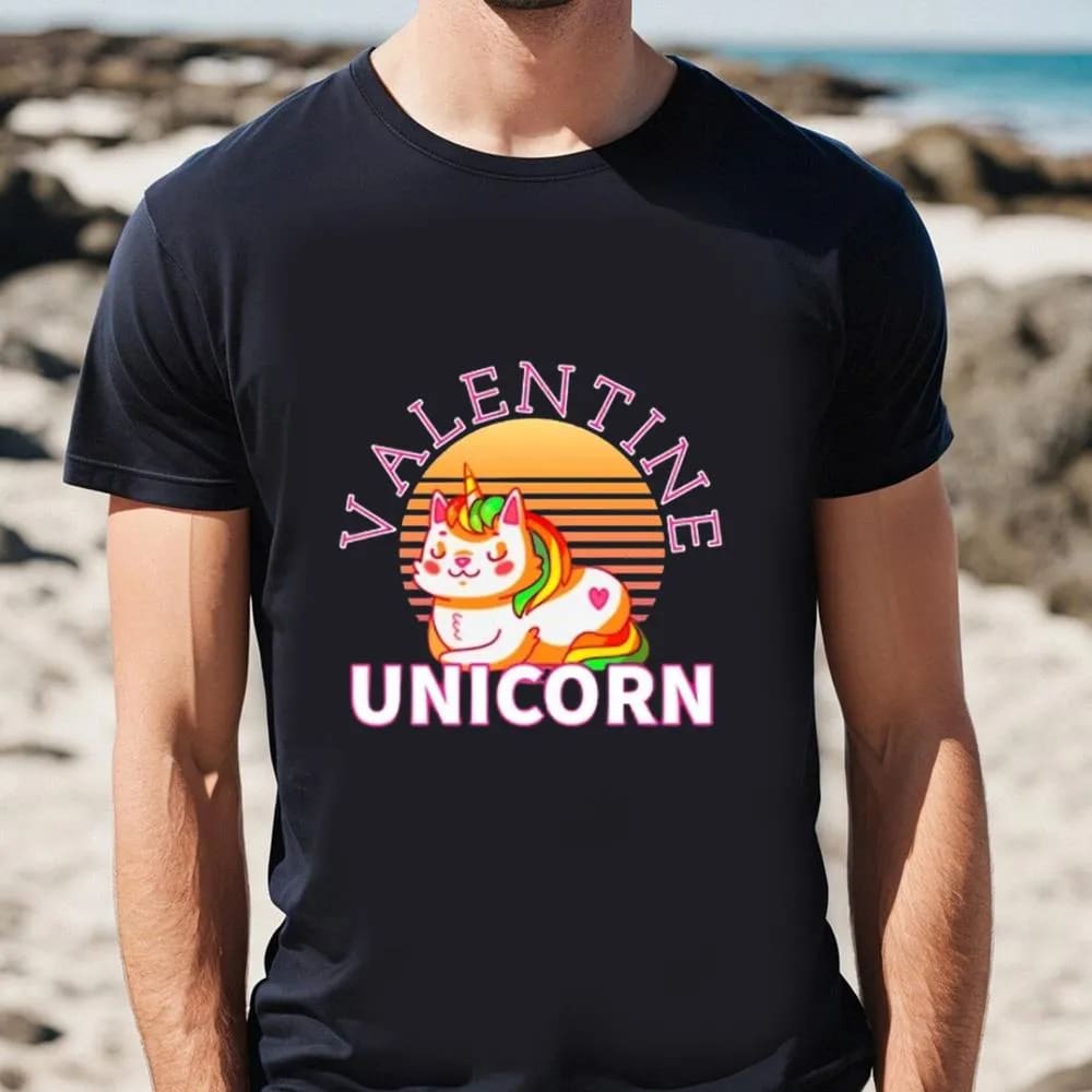Unicorn Valentine Shirt Valentine's Day Gift For Girls Women T Shirt, Valentine Day Shirt, Valentines Day Gift, Couple Shirt