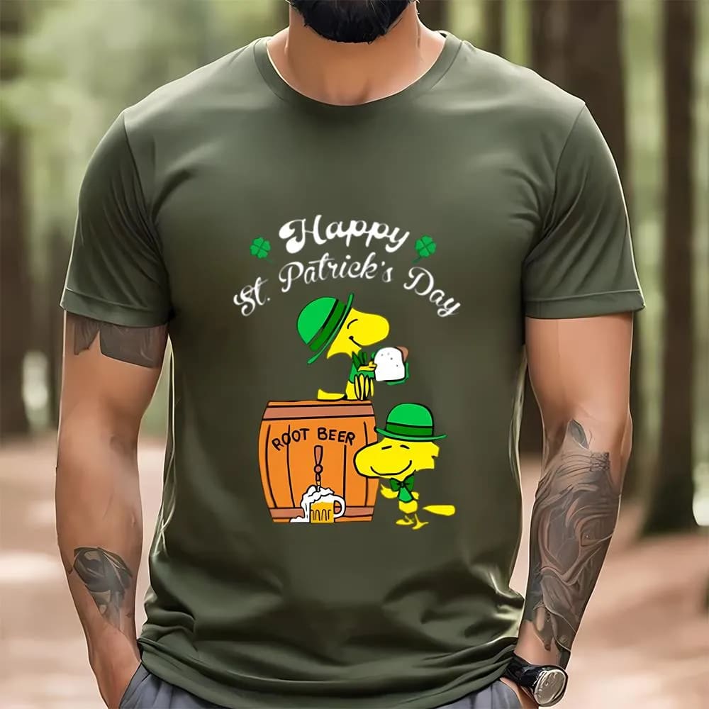 Woodstock St Patrick's Day Shirt, St Patrick's Day T shirt, St Paddys Day T Shirt, Shamrock Tee