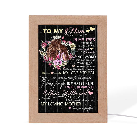 You Will Always Be My Loving Mother Mother's Day Frame Lamp, Mother's Day Frame Lamp, Led Lamp For Mom, Mother's Day Gift