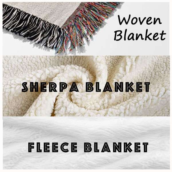 Customized Name Happy Valentine's Day Fleece Blanket, Valentine Blanket